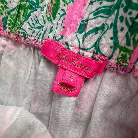 Lilly Pulitzer Kasida Women's Botanical Garden Tiered Maxi Skirt Just Wing It 4 - Picture 8 of 10